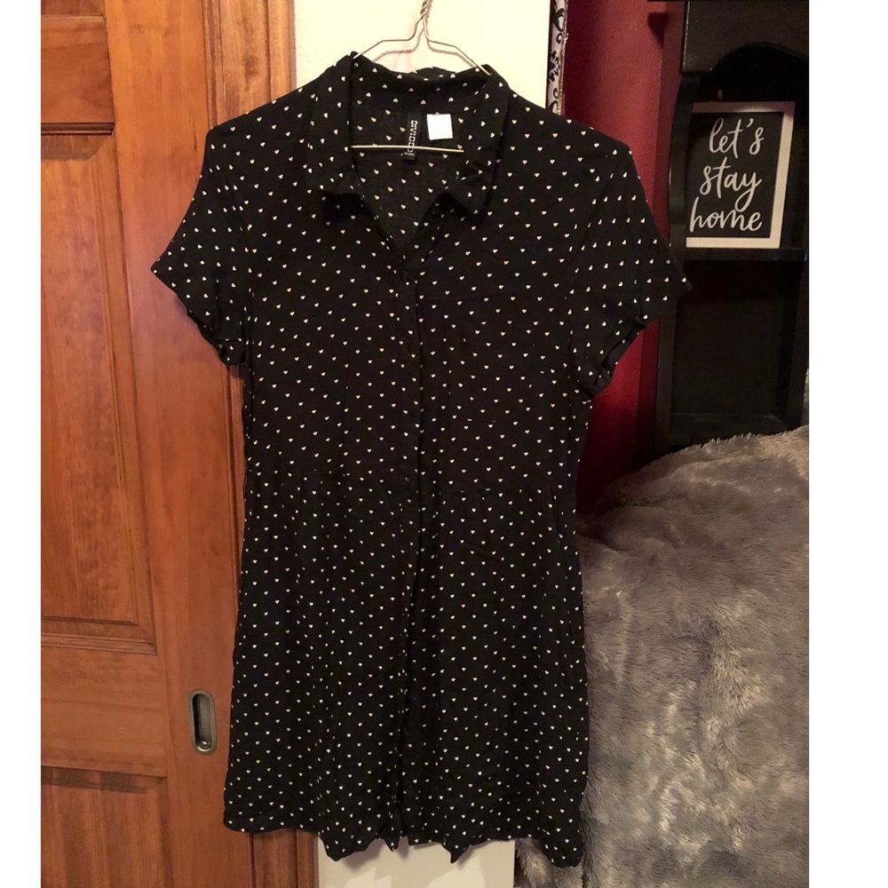 H&M button down dress